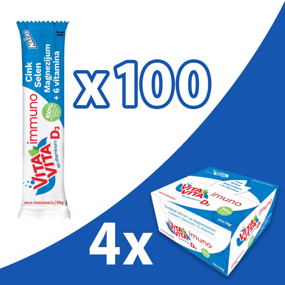 Vita Vita Immuno 19g (transportno pakovanje 100x19g) Vita Vita Immuno 19g (transportno pakovanje 100x19g)